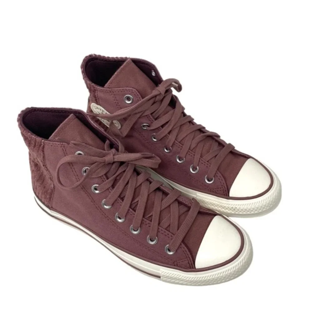 Converse Ctas High Top Sneakers Skate For Men Casual Shoe Brown Canvas A01343F - Picture 4 of 10